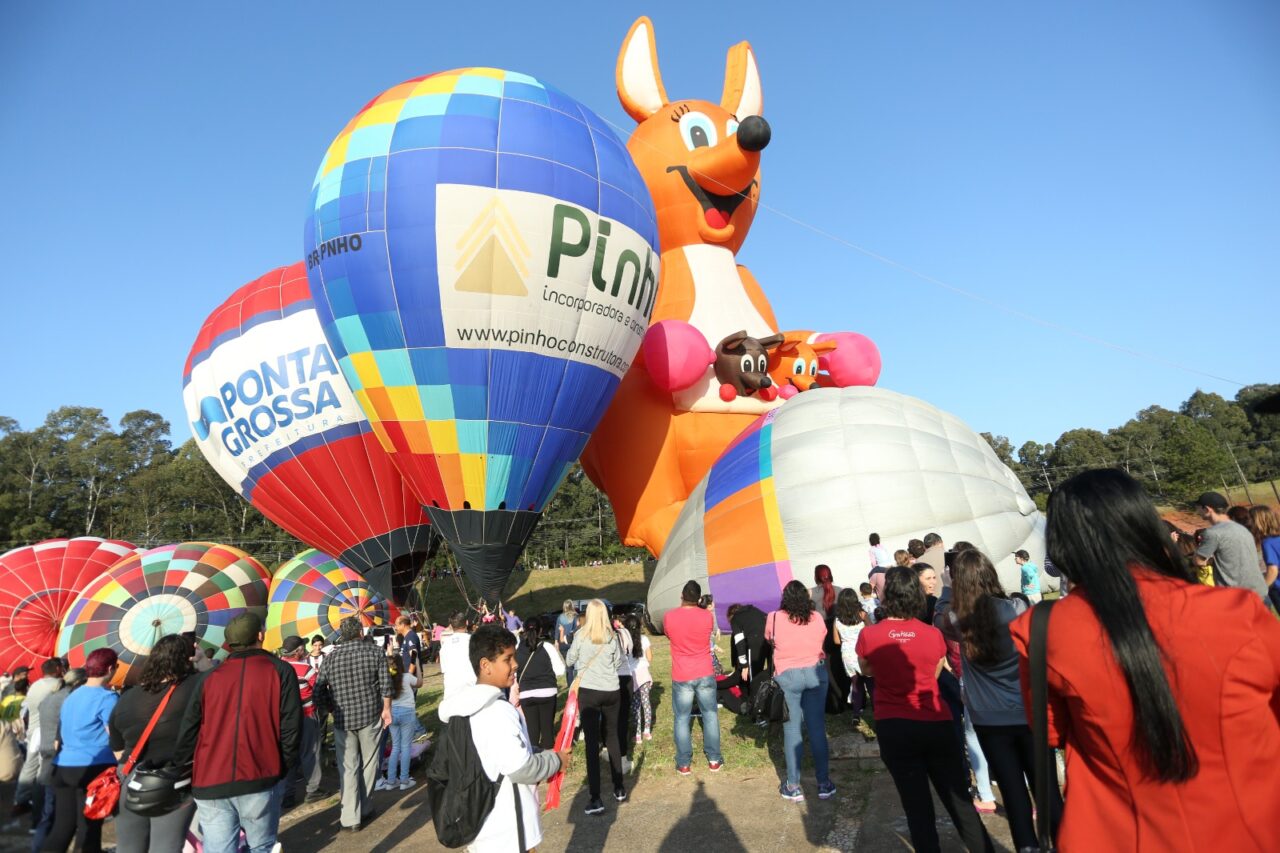 Festival de Balonismo será realizado em Ponta Grossa de 25 a 27 de julho