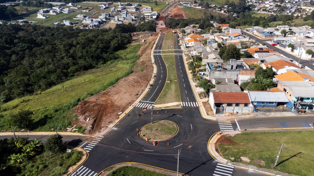 Ligação Anita Garibaldi chega a 90% de conclusão em Ponta Grossa